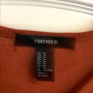 Long sleeve auburn dress